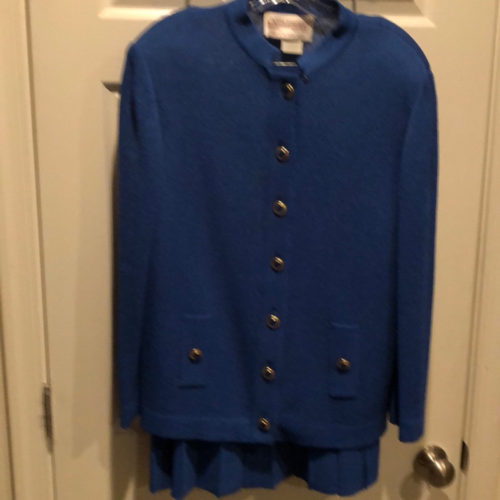 Beautiful Castleberry Blue Sweater Set